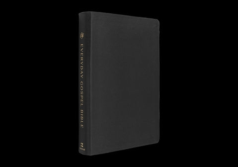 ESV Everyday Gospel Bible: Connecting Scripture to All of Life (Genuine Leather, Black) by Tripp, Paul David