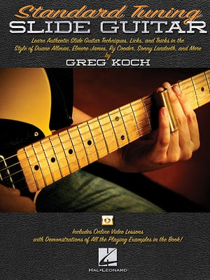 Standard Tuning Slide Guitar Book/Online Media by Koch, Greg