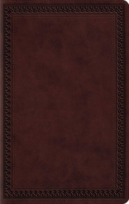 ESV Large Print Value Thinline Bible (Trutone, Mahogany, Border Design) by Esv Bibles