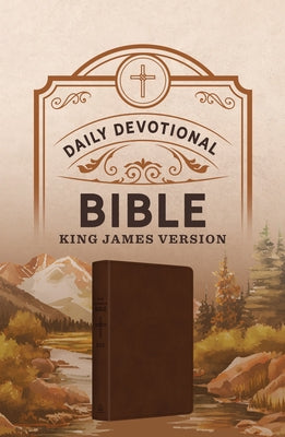 Daily Devotional Bible King James Version [Hickory Cross] by Compiled by Barbour Staff