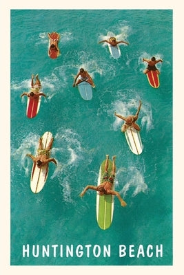 The Vintage Journal Surfers, Huntington Beach, California by Found Image Press