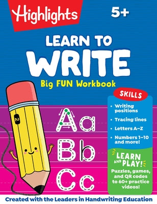 Learn to Write Big Fun Workbook by Highlights