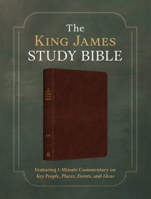 The King James Study Bible: Featuring 1-Minute Commentary on Key People, Places, Events, and Ideas [Men's Cover] by Barbour Bibles