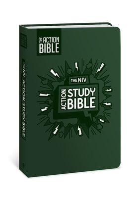 The NIV Action Study Bible, Leathersoft, Forest, Full Color by David C Cook