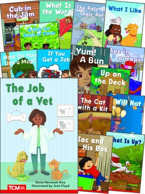 Decodable Books Grade Pk-K Set 2: 15-Book Set by Multiple Authors