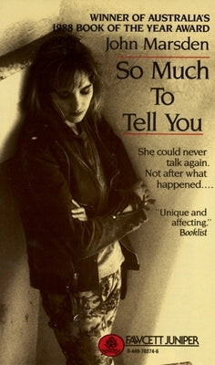 So Much to Tell You by Marsden, John