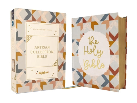 Niv, Artisan Collection Bible, Cloth Over Board, Multi-Color/Quilted, Red Letter, Comfort Print by Zondervan