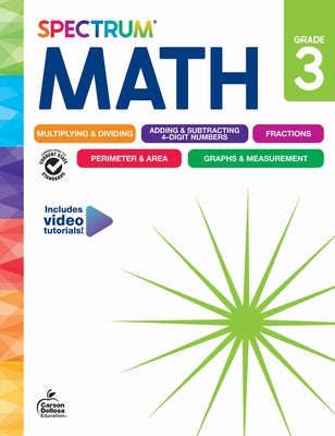 Spectrum Math Workbook, Grade 3 by Spectrum