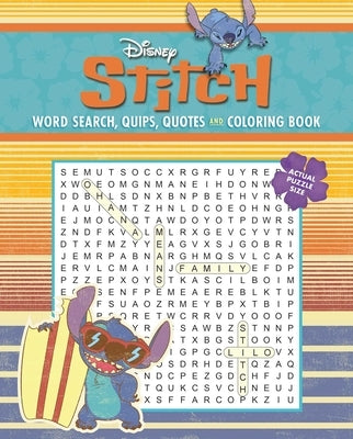 Disney Stitch Word Search, Quips, Quotes and Coloring Book by Editors of Thunder Bay Press
