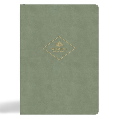 CSB Women's Study Bible, Sage Suedesoft Leathertouch by Dan Laing, Stefana