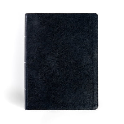 CSB Study Bible, Large Print, Digital Study Edition, Black Leathertouch, Indexed by Csb Bibles by Holman