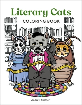 Literary Cats Coloring Book by Shaffer, Andrew