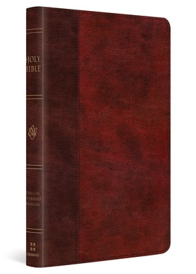 ESV Large Print Thinline Bible (Trutone, Burgundy/Red, Timeless Design) by Esv Bibles