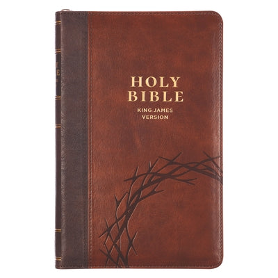 KJV Bible Deluxe Gift Faux Leather, Amazing Grace, Two-Tone W/Zipper Isa. 53:5 by Christian Art Gifts