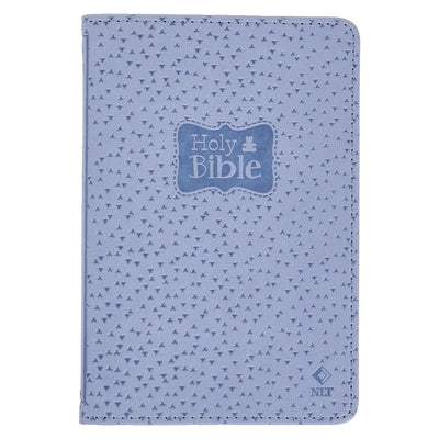 NLT New Testament with Psalms Keepsake Holy Bible for Baby Boys, New Living Translation, Blue by Christian Art Gifts
