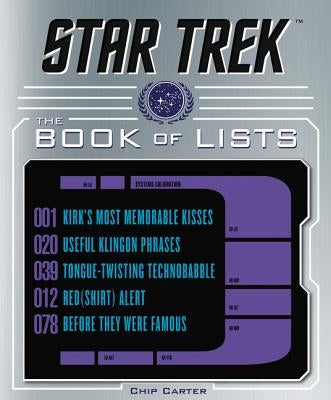 Star Trek: The Book of Lists by Carter, Chip