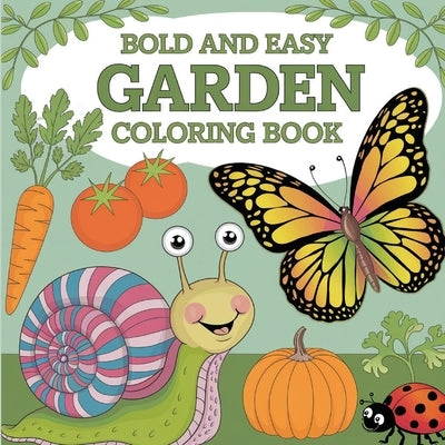 Garden Coloring Book: Large Print Mindfulness Coloring Book by Bidden, Laura