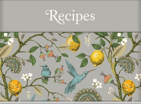 Recipes - Recipe Card Collection Tin (Floral, Birds & Lemons) by Publications International Ltd
