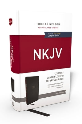 Nkjv, Compact Center-Column Reference Bible, Hardcover, Red Letter, Comfort Print by Thomas Nelson