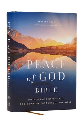 Peace of God Bible: Discover and Experience God's Shalom Throughout the Bible (Nkjv, Hardcover, Red Letter, Comfort Print) by Johnston Phd, Jeremiah J.