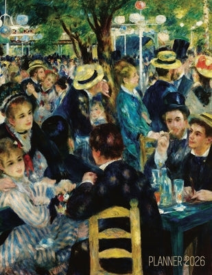 Renoir Daily Planner 2026: Dance at le Moulin de la Galette Painting Artistic Impressionism Art Organizer by Press, Shy Panda
