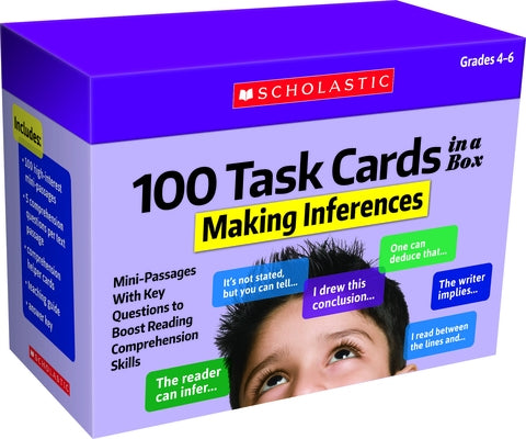 100 Task Cards in a Box: Making Inferences by Scholastic