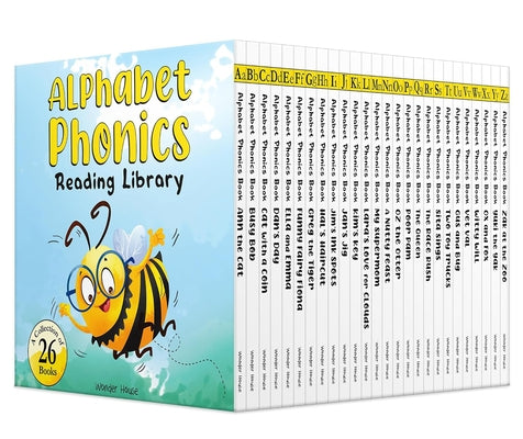 Alphabet Phonics: Box Set of 26 Books by Wonder House Books