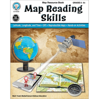 Map Reading Skills Workbook, Grades 5 - 12 by Shireman, Myrl