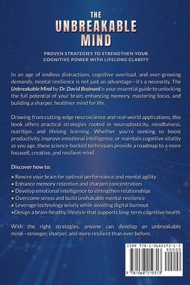 The Unbreakable Mind: Proven Strategies to Strengthen Your Cognitive Power with Lifelong Clarity by Brainard, David