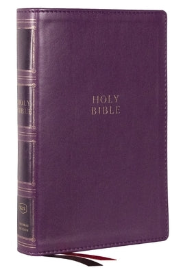 KJV Holy Bible: Compact Bible with 43,000 Center-Column Cross References, Purple Leathersoft W/ Thumb Indexing (Red Letter, Comfort Print, King James by Thomas Nelson