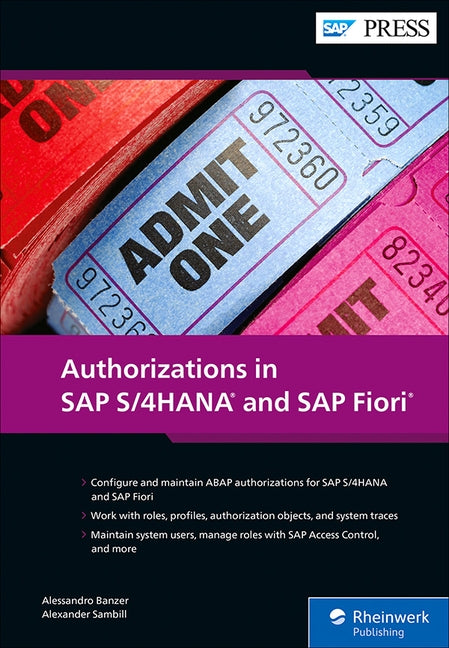 Authorizations in SAP S/4hana and SAP Fiori by Banzer, Alessandro