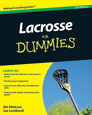 Lacrosse for Dummies by Hinkson, Jim