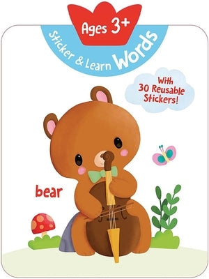Sticker & Learn Words (Ages 3+): With 30 Reusable Stickers by Yoyo Books