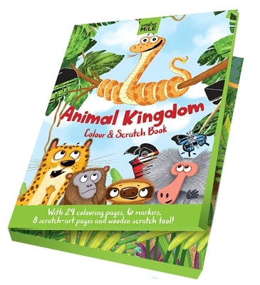 Animal Kingdom Color and Scratch Book: Color and Scratch Book by Five Mile
