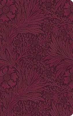 ESV Large Print Value Thinline Bible (Trutone, Raspberry, Floral Design) by Esv Bibles
