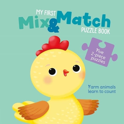 My First Mix & Match Puzzle Book Farm Animals Learn to Count by Little Genius Books