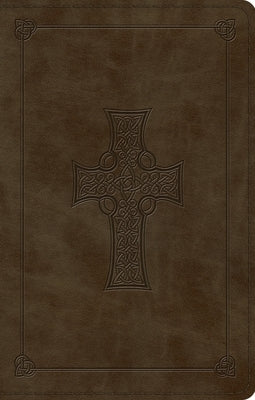 ESV Large Print Value Thinline Bible (Trutone, Olive, Celtic Cross Design) by Esv Bibles