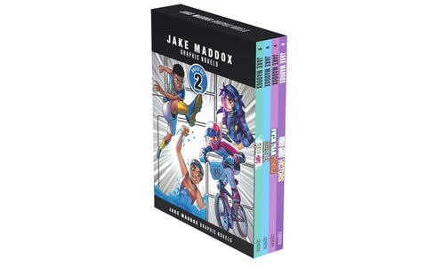 Jake Maddox Graphic Novels 4-Book Boxed Set 2 by Maddox, Jake