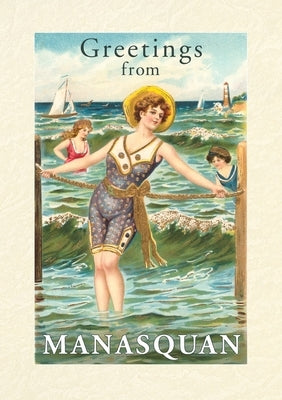 Vintage Lined Notebook Greetings from Manasquan, New Jersey by Found Image Press