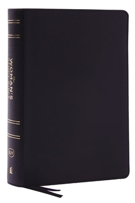 Kjv, the Woman's Study Bible, Black Genuine Leather, Red Letter, Full-Color Edition, Comfort Print (Thumb Indexed): Receiving God's Truth for Balance, by Patterson, Dorothy Kelley