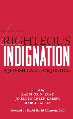 Righteous Indignation: A Jewish Call for Justice by Rose, Or N.