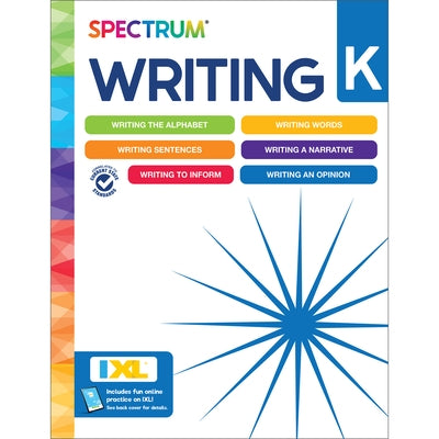 Spectrum Writing Workbook, Grade K by Spectrum