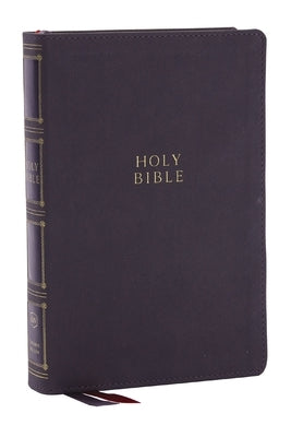 KJV Holy Bible: Compact Bible with 43,000 Center-Column Cross References, Gray Leathersoft, Red Letter, Comfort Print: King James Version by Thomas Nelson