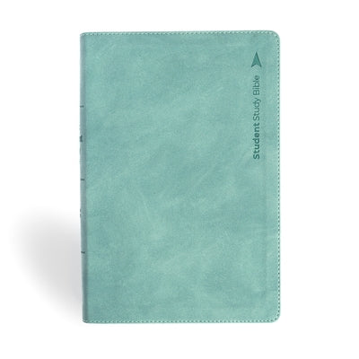 CSB Student Study Bible, Earthen Teal Suedesoft Leathertouch, Indexed by Csb Bibles by Holman