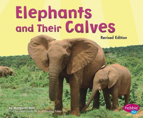 Elephants and Their Calves by Hall, Margaret