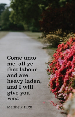 General Worship Bulletin: All Ye That Labour (Package of 100): Matthew 11:28 (Kjv) by Broadman Church Supplies Staff