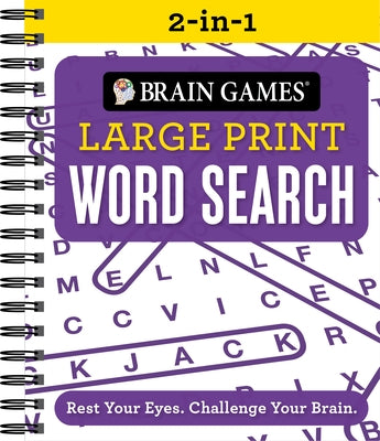 Brain Games 2-In-1 Large Print Word Search by , Publications International Ltd