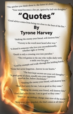 Quotes by Harvey, Tyrone