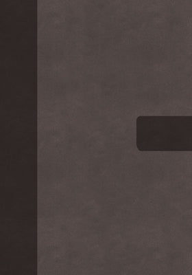 Niv, Super Giant Print Reference Bible, Leathersoft, Gray, Red Letter, Thumb Indexed, Comfort Print by Zondervan