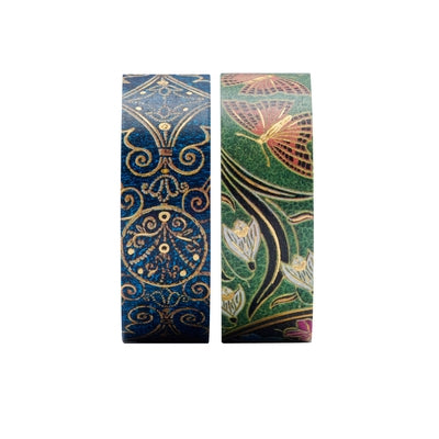 Paperblanks Azure/Poetry in Bloom Pack of 2 Rolls of Washi Tape by Paperblanks